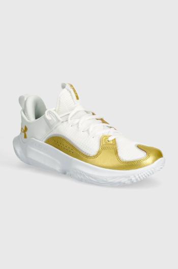 Basketbalové topánky Under Armour Flow FUTR X 3 biela farba