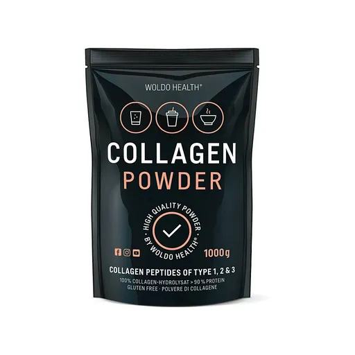 WOLDOHEALTH Hovädzí kolagén 1000 g