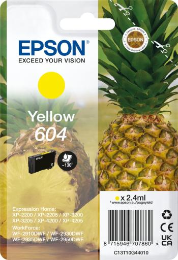 Epson 604 T10G440 C13T10G44010 žltá (yellow) originálna cartridge