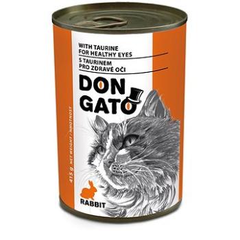 Don Gato Konzerva pre mačky s králičím 415 g (8595237019977)