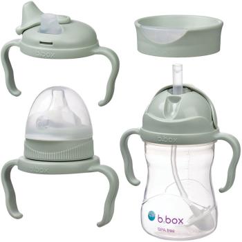B.Box Baby Bottle 4 in 1 detská fľaša 4 v 1 Sage 240 ml