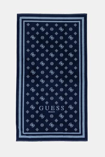 Bavlnený uterák Guess tmavomodrá farba, E5GZ08 SG00P