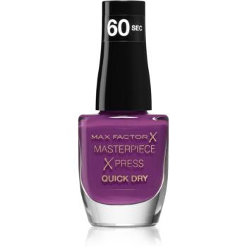 Max Factor Masterpiece Xpress rýchloschnúci lak na nechty odtieň 360 Pretty As Plum 8 ml