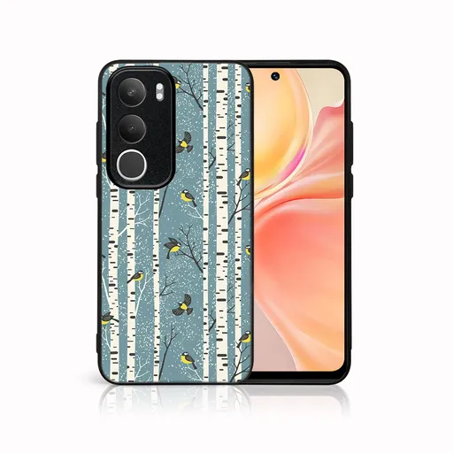 MY ART Kryt s vianočným dizajnom Vivo Y19s BIRCH (072)