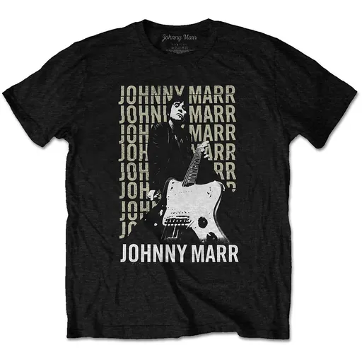 Johnny Marr tričko Guitar Photo Čierna XXL