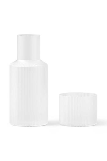 Karafa s pohárom ferm LIVING Ripple Small Carafe Set