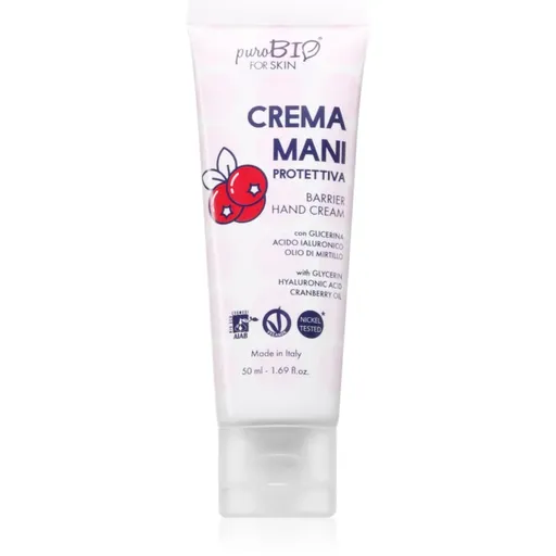 puroBIO Cosmetics Barrier Hand Cream ochranný krém na ruky 50 ml