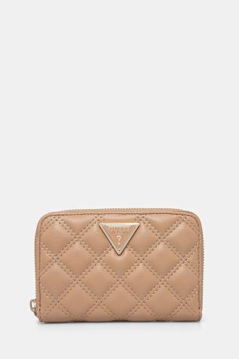 Peňaženka Guess GIULLY dámska, hnedá farba, SWQG87 48140