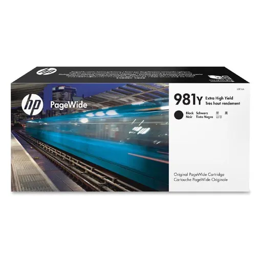 HP originál ink L0R16A, HP 981Y, black, 20000str., 343.5ml, extra high capacity, čierna