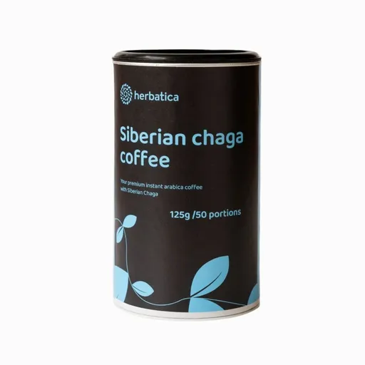 Sibírska čaga s prémiovou instantnou kávou arabica - 125g - Herbatica