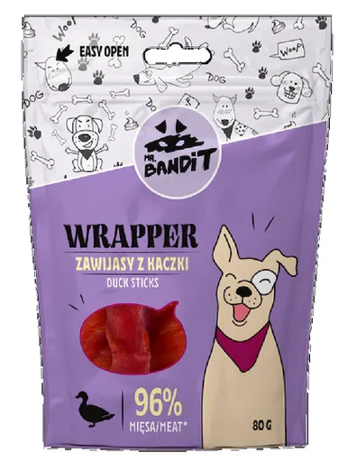 VetExpert Mr.Bandit pochoutka WRAPPER tyč.kachna 80 g