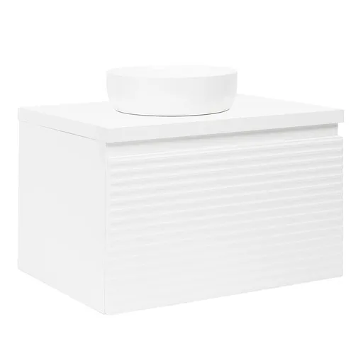 Kúpeľňová skrinka pod umývadlo Naturel Savona 98x43x44,8 cm biela lesk SAVONA100BID