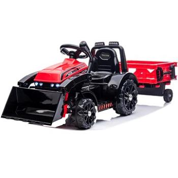 Elektrický Traktor Farmer s naberačkou a vlečkou, červený (8586019943238)
