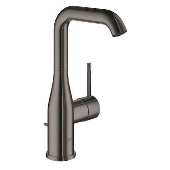 Vysoká umývadlová batéria GROHE Essence New s otočným ramienkom Hard Graphite 32628A01