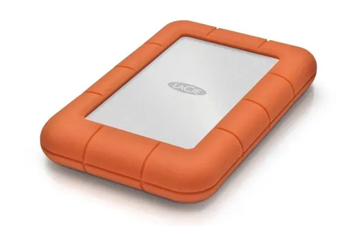 LACIE RUGGED 2TB USB-C USB3.0 Drop zmrzliny a rain-resistant pre všetky územie použitia oranžovej
