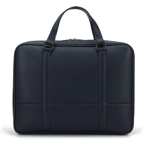 kabelka na notebook 15,6” z ekokože s dvoma textúrami dvojkomorová 95-3P-007-7