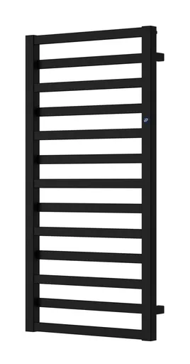 Instalprojekt - Kúpeľňový radiátor POPPY čierna farba - Farba radiátora - Čierna, Rozmer radiátora - 500 × 1310 mm, výkon 556 W, Typ pripojenia - Stredové 50 mm RADPPY501331SP