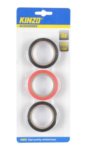Izolačná páska elektrikárska 18mm x 10m KINZO 3ks
