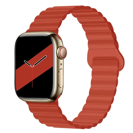 REVERSE Silikónový remienok Apple Watch Ultra 1 / 2 / 3 (49mm) / 9 / 8 / 7 (45mm) / 6 / SE / 5 / 4 (44mm) / 3 / 2 / 1 (42mm) červený