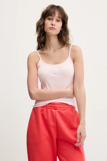 Top Tommy Jeans ružová farba, DW0DW20241