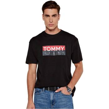 Tommy Jeans  DM0DM19684  Tričká s krátkym rukávom Čierna