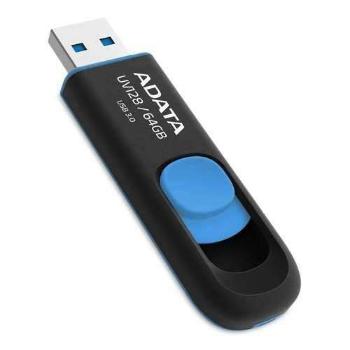 Adata AUV128-64G-RBE pendrive 64GB, USB 3.1, fekete-kék