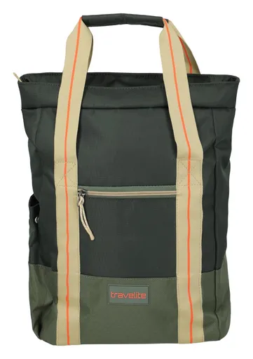 Dámsky ruksak a kabelka 2v1 Travelite Color Craze Backpack S Olive