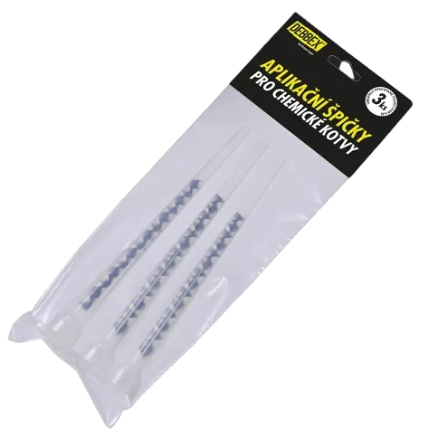 DEN BRAVEN - Náhradné aplikačné špičky na chemickú kotvu 1 ks 19cm