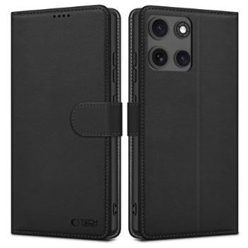 Tech-Protect Wallet knižkové puzdro na Motorola Moto G15 / G15 Power, čierne