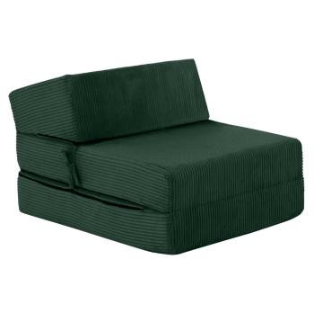 KONDELA Malen skladací matrac / kreslo zelená