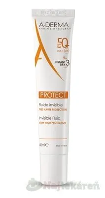 A-DERMA PROTECT transparentný fluid SPF50+ 40ml