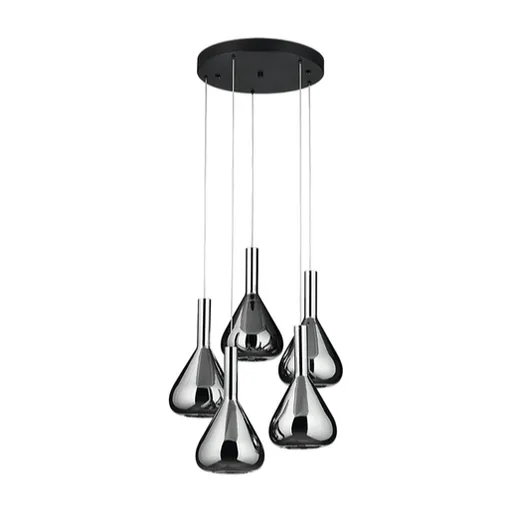 LED závesné osvetlenie Cinque Cipera čierna 345030532