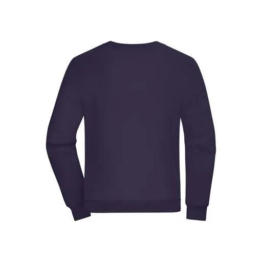 James & Nicholson (Daiber) Oversize mikina UNISEX - Tmavofialová | 3XL