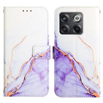 ART MARBLE Peňaženkový kryt OnePlus 10T 5G WHITE PURPLE