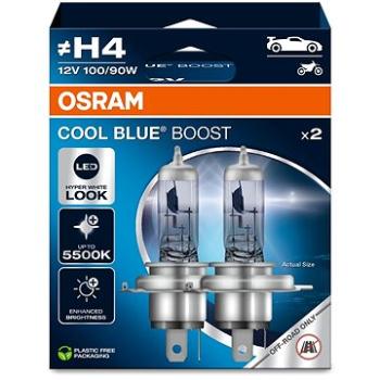 OSRAM Cool Blue Boost H4,12 V, 100/90 W, P43t, Duobox (62193CBB-HCB)