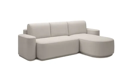 ArtElta Rohová sedacia súprava AURUMM | pravá Farba: Amore 01 (biela)