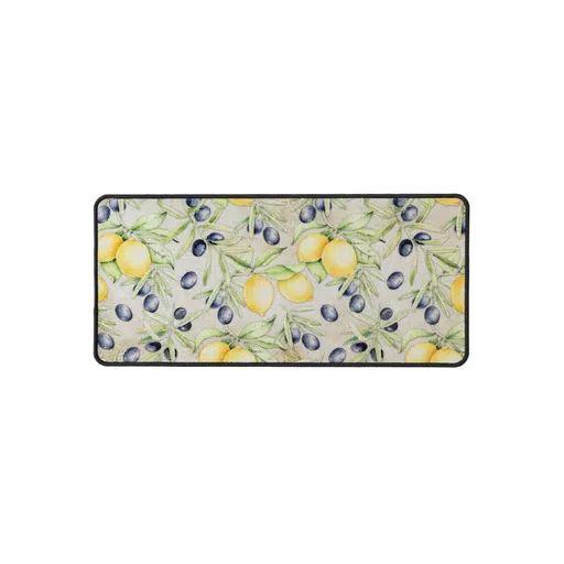 Kuchynský koberec s motívom citrónov a olív
