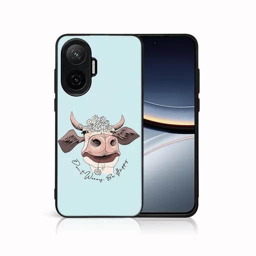 MY ART Ochranný kryt pre Xiaomi Poco F7 HAPPY COW (181)