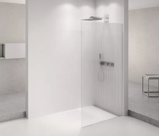 POLYSAN - ARCHITEX CHROM sprchová zástena 762 sklo Flute AXC80FL