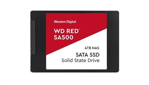 WD RED SSD 3D NAND WDS400T2R0A 4TB SATA/600 (R:560, W:530MB/s), 2.5"