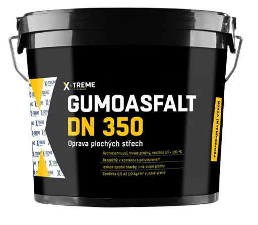 DEN BRAVEN DN 350 - Gumoasfalt cierna 10 kg