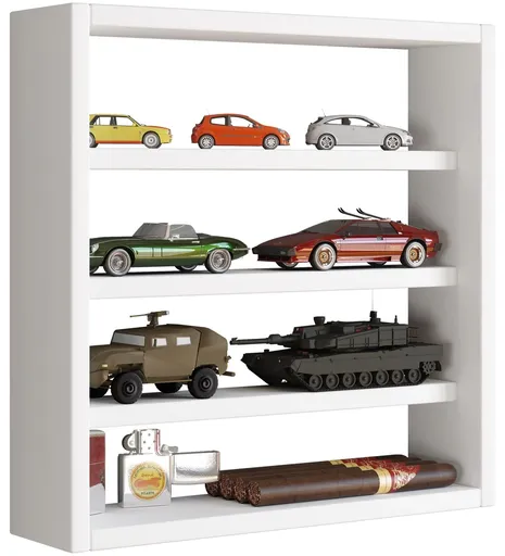 VCM Nástěnná police Osado S, bílá