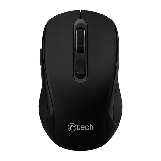 C-TECH myš Dual mode WLM-12BK, bezdrôtová, 1600DPI, 6 tlačidiel, čierna, USB nano receiver