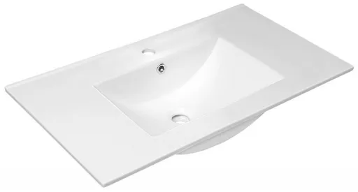 SAPHO - SLIM keramické umývadlo 90x46,5cm, biela 1601-90