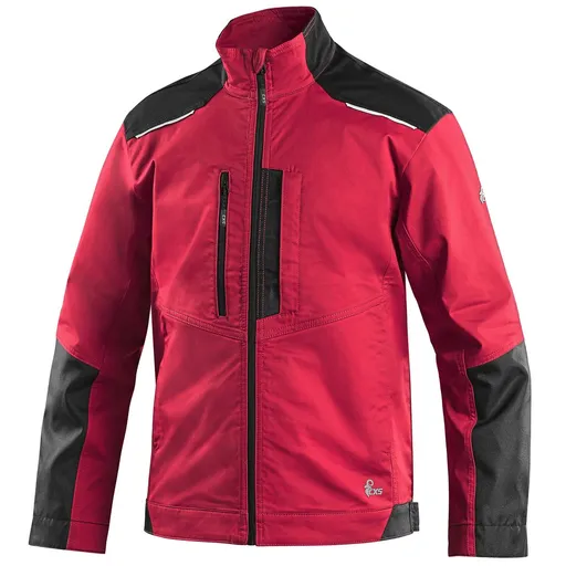 Canis (CXS) Pánska pracovná blúza CXS SOLIS FLEX - Červená / čierna | 54