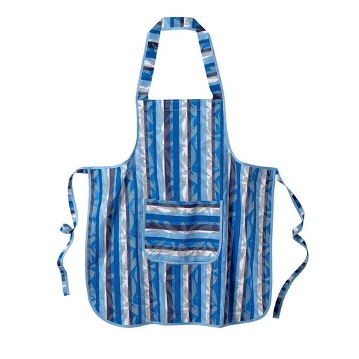 Pruhovaná zástera s trakmi