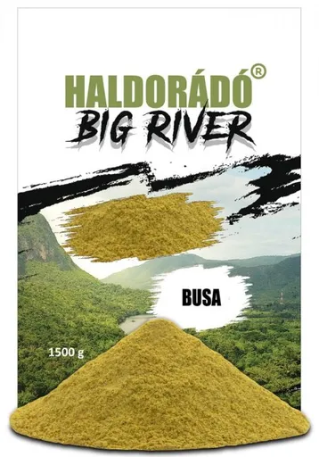Haldorádó krmítková zmes big river 1,5 kg - tolstolobik