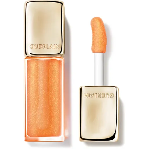 GUERLAIN KissKiss Bee Glow Oil olej na pery s medom odtieň 389 Sparkling Peach 9.5 ml