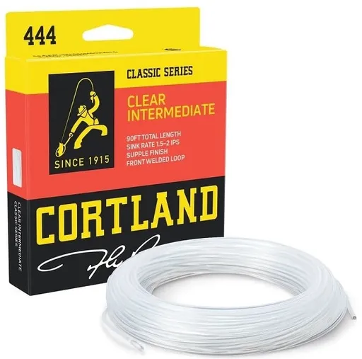 Cortland muškaárská šnúra 444 classic intermediate freshwater saltwater clear 90 ft - wf5i