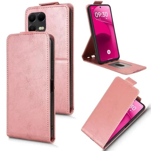 Vyklápacie puzdro pre T Phone 3 Pro ružové